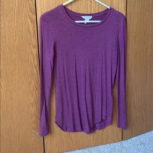 Simple Purple/ Mauve Long Sleeved Tee